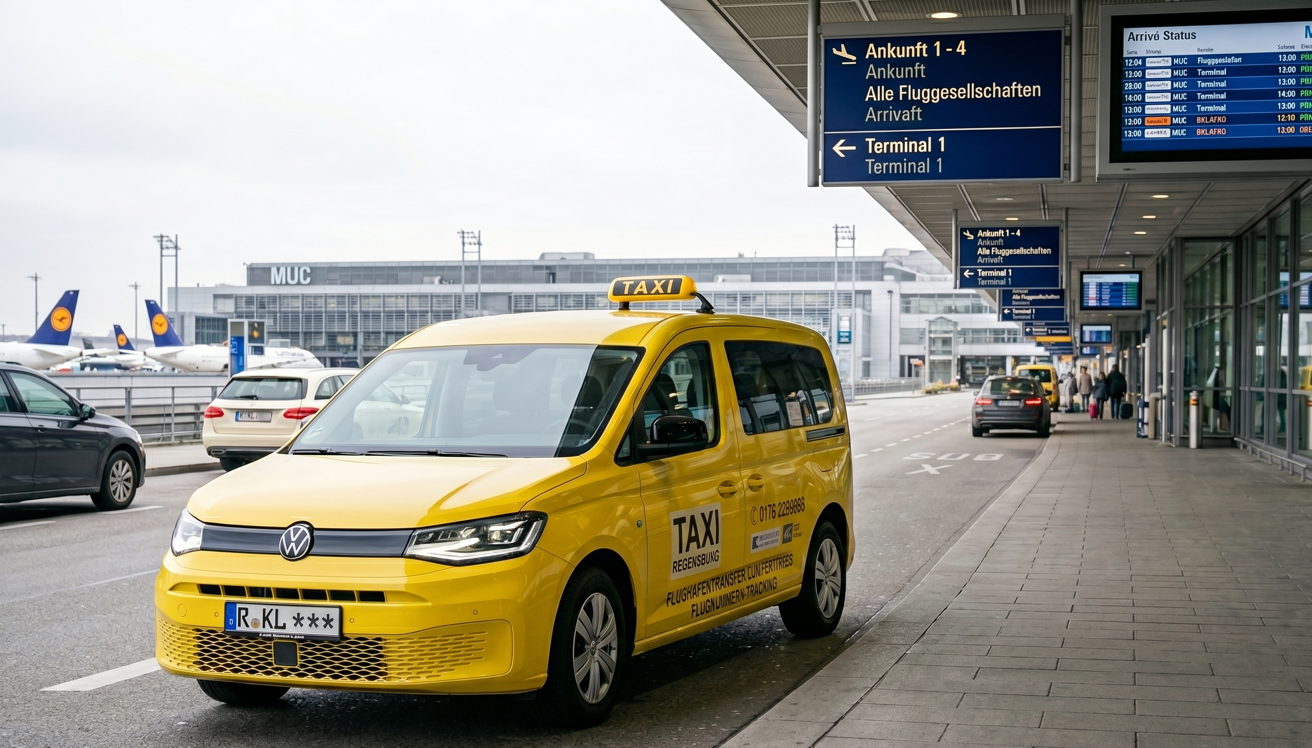Flughafentransfer Regensburg – München Festpreis