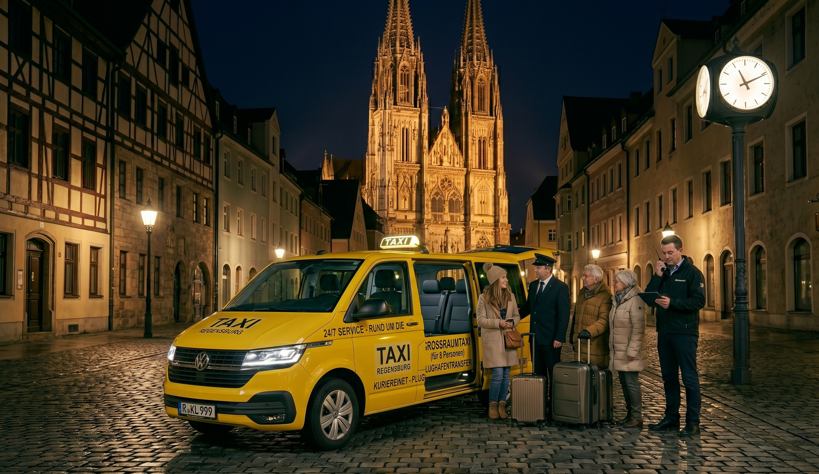 Großraumtaxi Regensburg – bis zu 8 Personen